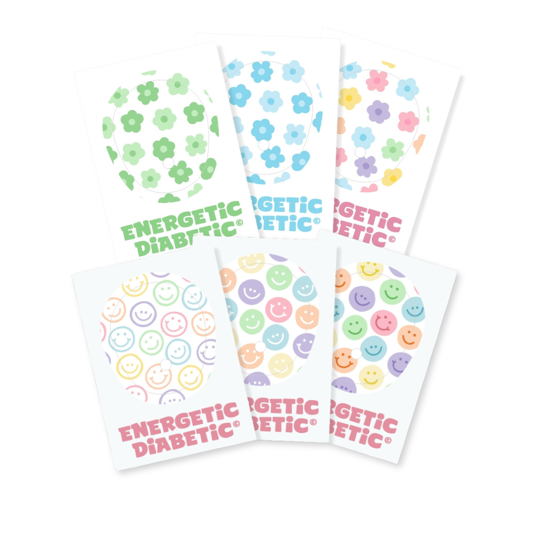 Flowers & Smiley Faces (Pack of 6)